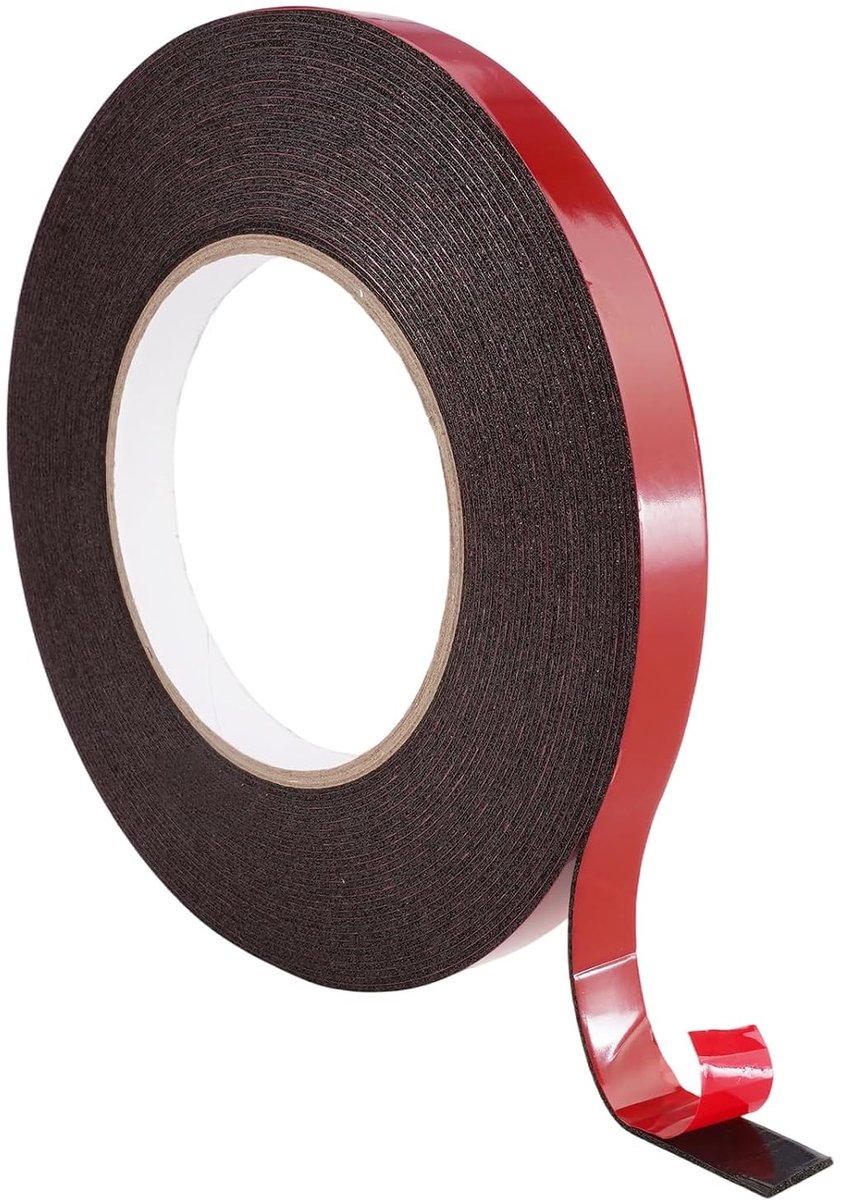 Multifunctionele Dubbelzijdige Plakband, 10m Waterdichte Tape voor Binnen en Buiten, Hoge Temperatuur Weerstand, Ideaal voor Auto's en Thuisgebruik