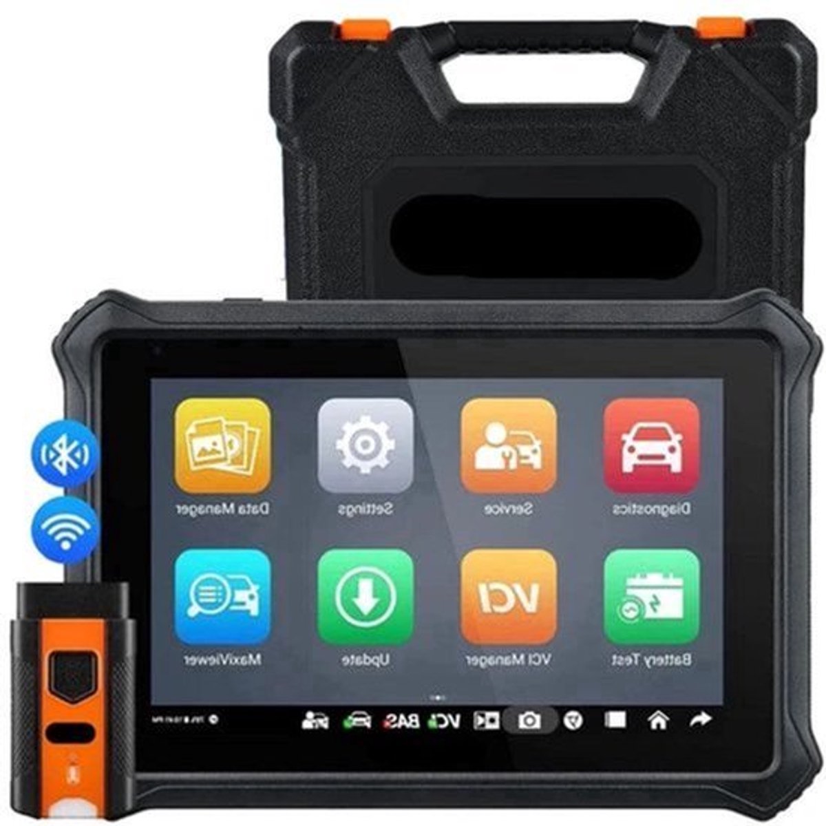 OBD2 Scanner - Wifi - Bluetooth - Diagnosecomputer - Storing Verwijderen - Autodiagnosetool - Volledige systeemdiagnose - Uitleesapparatuur Auto - Diagnose Auto - Zwart