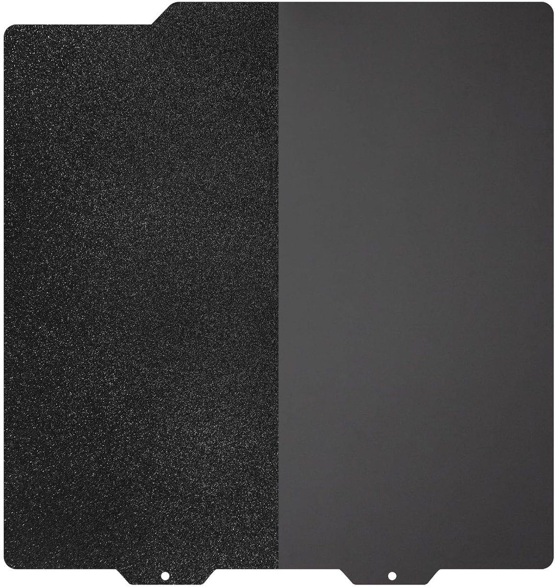 Mini Bouwplaat, glad, PEI + getextureerde PEI, 184 x 184 mm, flexibele veerstaalplaat voor Bambu A1 Mini 3D-printer, zwart