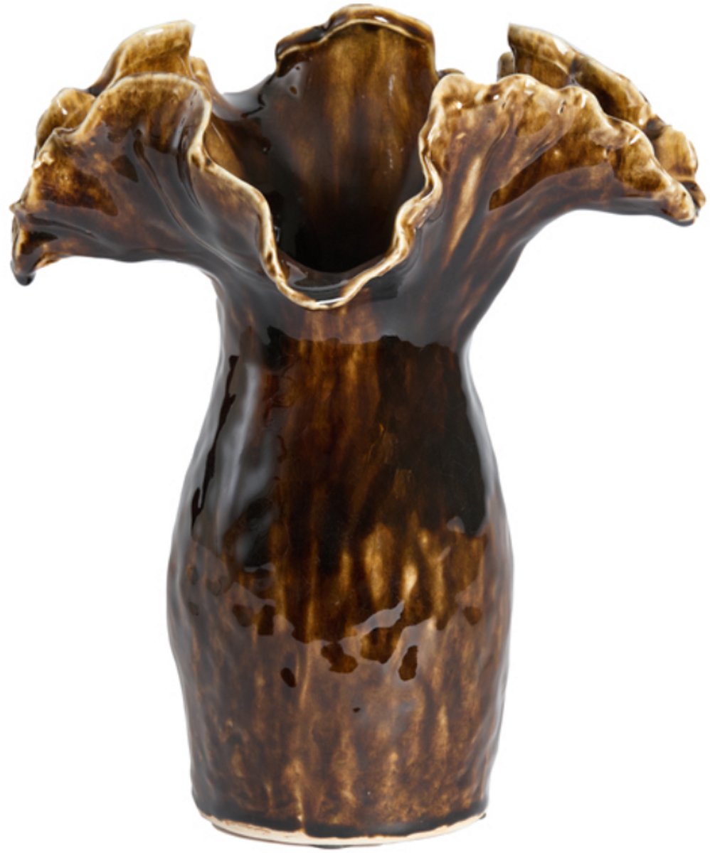Light & Living - Vaas VIVEIRO - Bruin - 31x24.5x35.5 cm