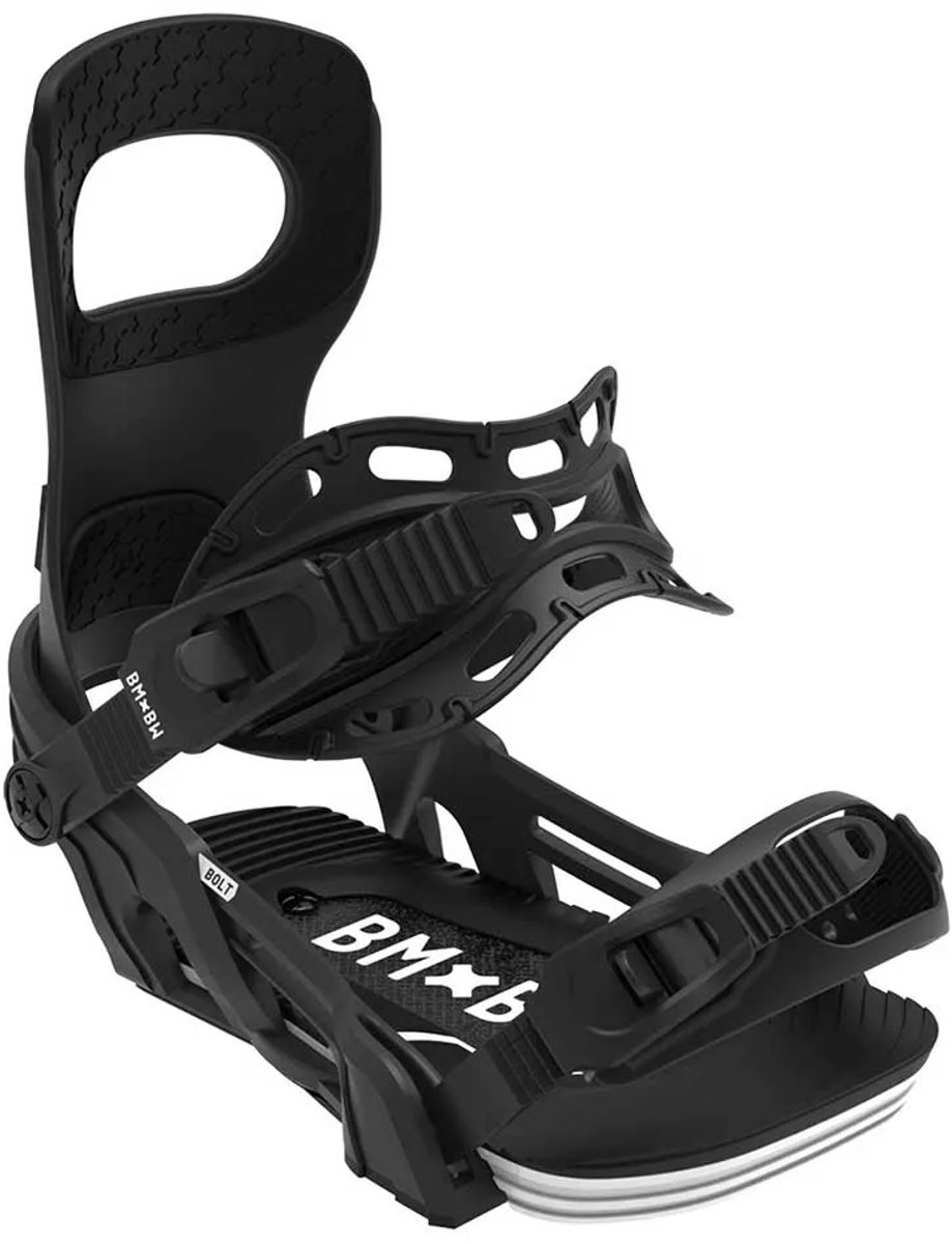 Bent Metal Bolt Snowboardbindingen Zwart M
