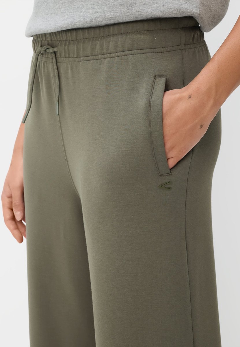 camel active Casual broek met verstelbare taille - Maat - Donkergroenwomenswear-26/32