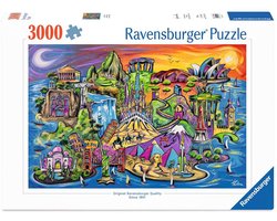 Ravensburger Schatten van de Wereld legpuzzel - 3000 stukjes