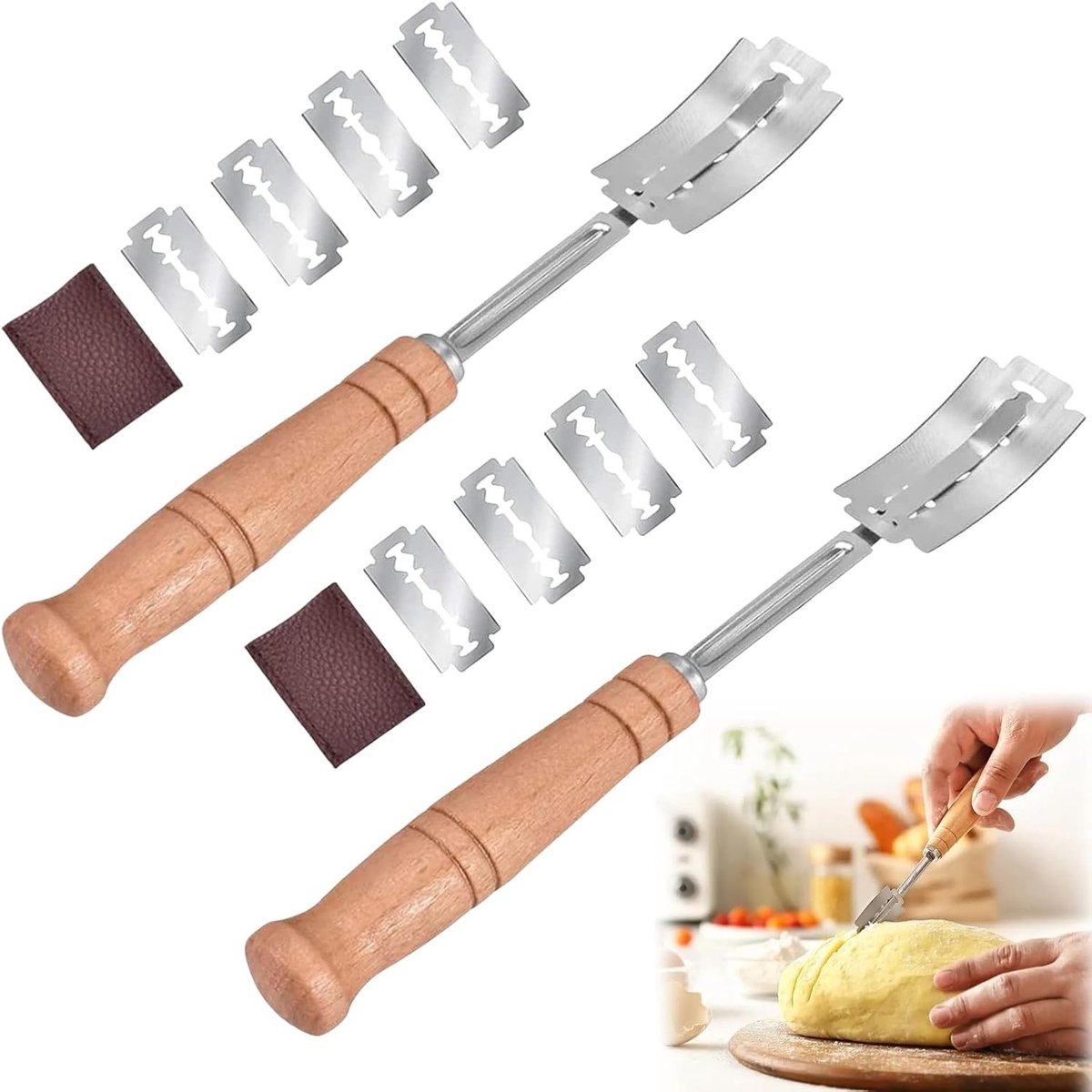 Broodsnijder voor Perfecte Plakken, Broodmes, Bakmes, Ideaal voor Vers Brood en Bakprojecten