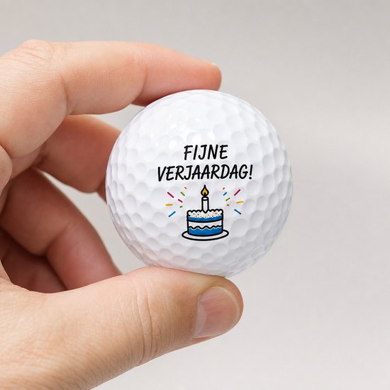 Wilson Golfballen Fijne Verjaardag - Verjaardag Golf Cadeau - 3 stuks van Wilson — afbeelding 4