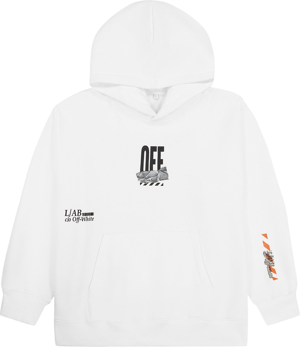 L/AB Off-White hoody jongens Off Active Duct Tape White