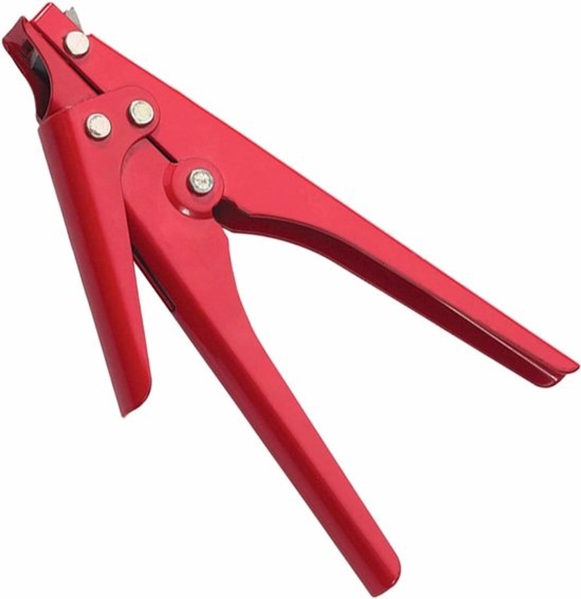 Kabelbindertang - Kabelbinderpistool - Efficiënt Bundelen - Instelbare Spanning - 195 mm - Rood