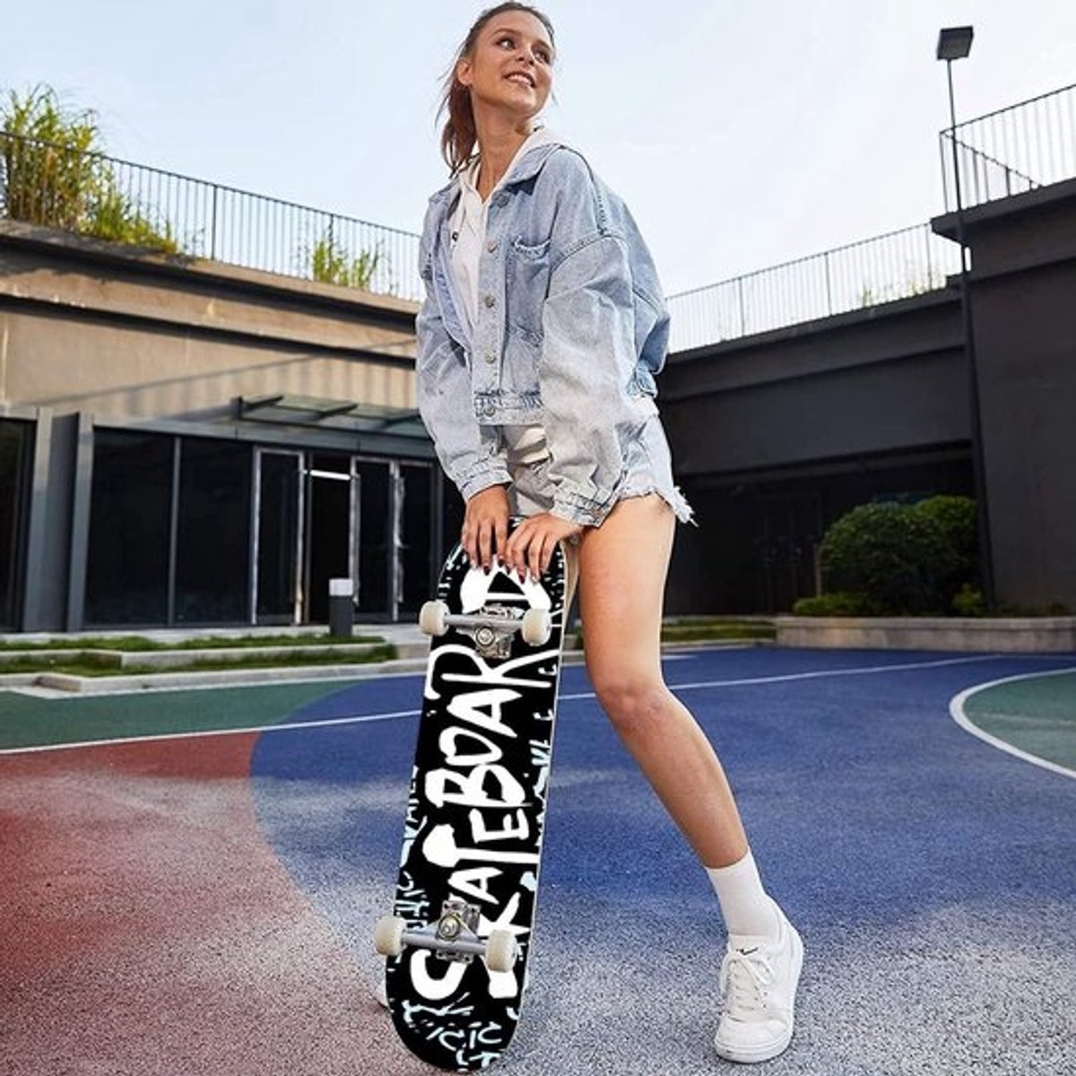 Complete Skateboards - 787 cm - Voor tieners, beginners - 7 lagen esdoornhout - Uniseks - 70 x 20 cm
