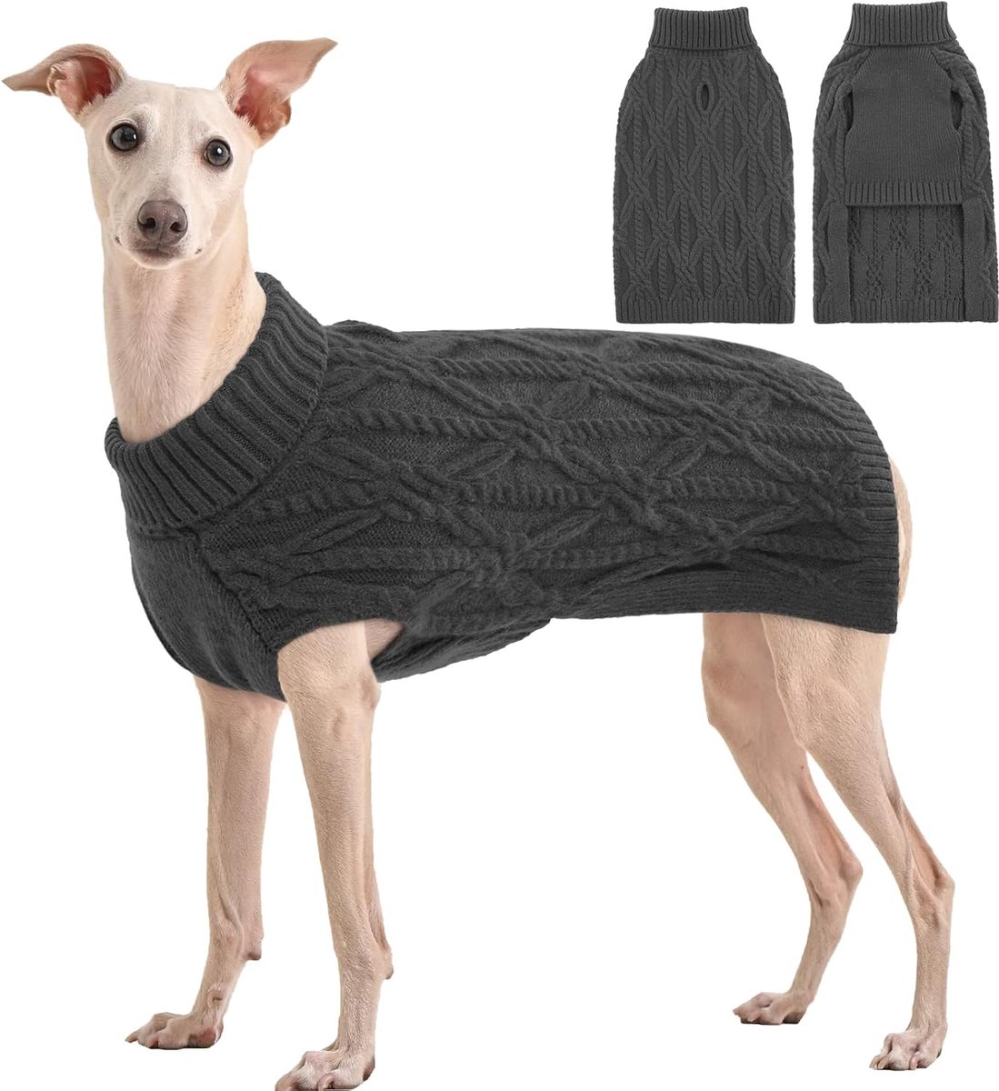 Warme hondentrui, maat M, Small, Large & XL, fleece trui voor de herfst