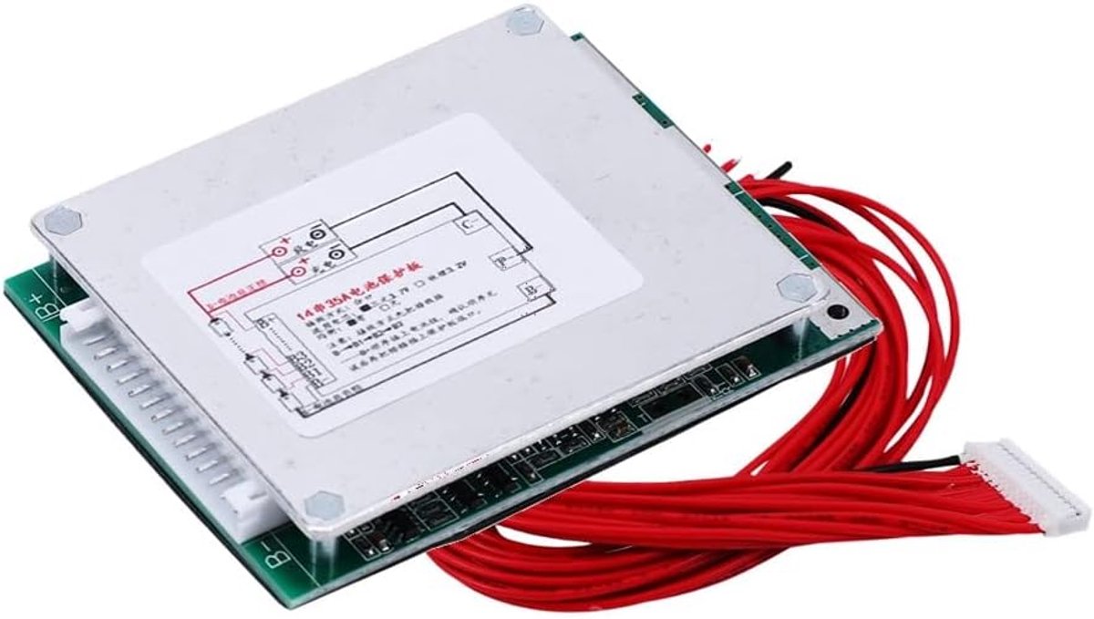 1 st 14 S 52 V 35A Li-ion Lithium Polymeer Batterij Bescherming Boord BMS PCB Evenwichtige Board