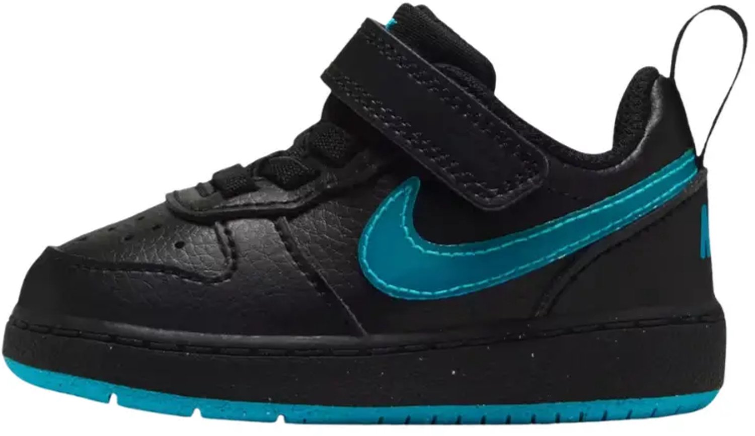 Nike court borough low in de kleur . Zwart