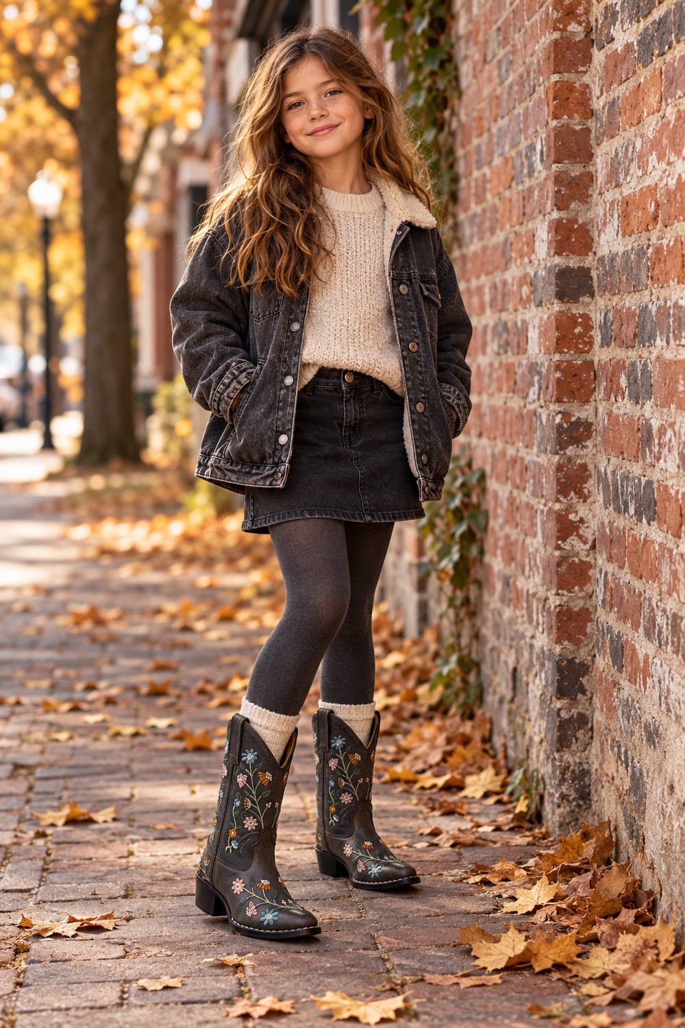 Bootstock Winter Bouquet Cowboylaarzen - Kinderen - Veelkleurig - Leer