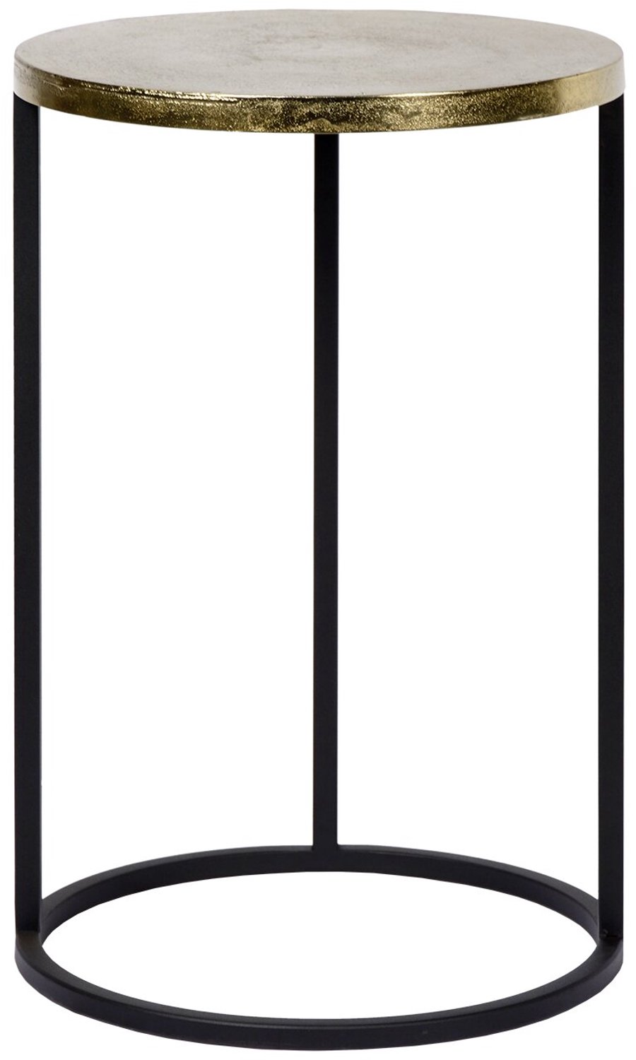 Atmooz Salontafel Fitz - Rond - Kleur : Zwart / Goud - Bijzettafel - Hoogte : 55cm Brons