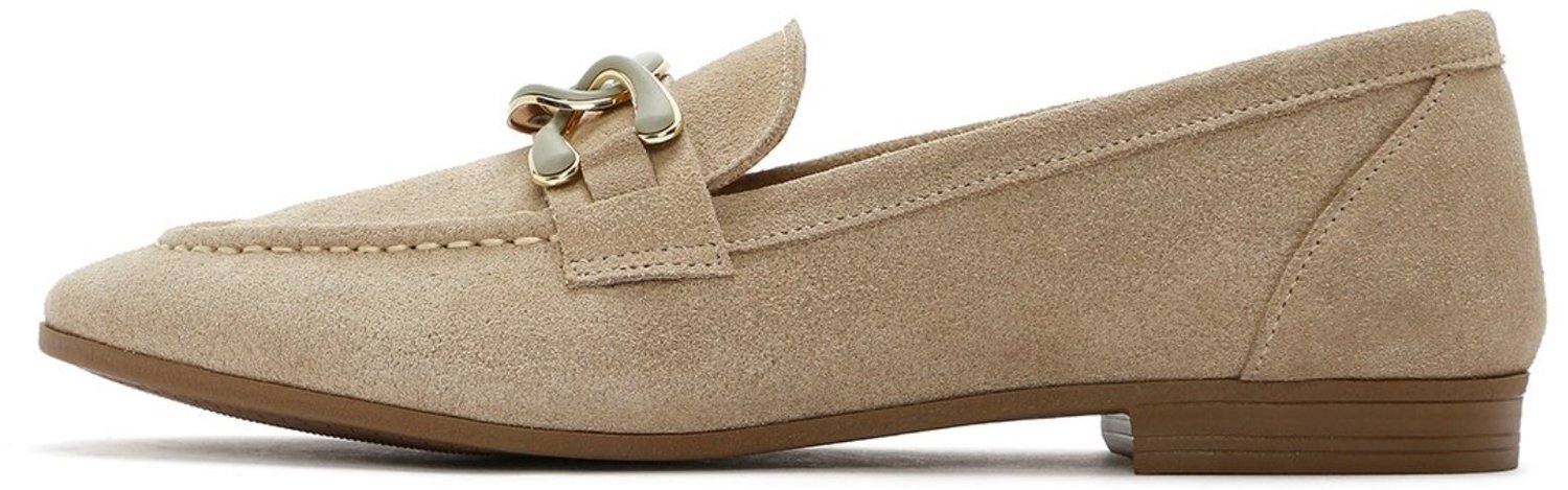 DERIMOD Masculine Loafers Suede Leather Masculine Loafers