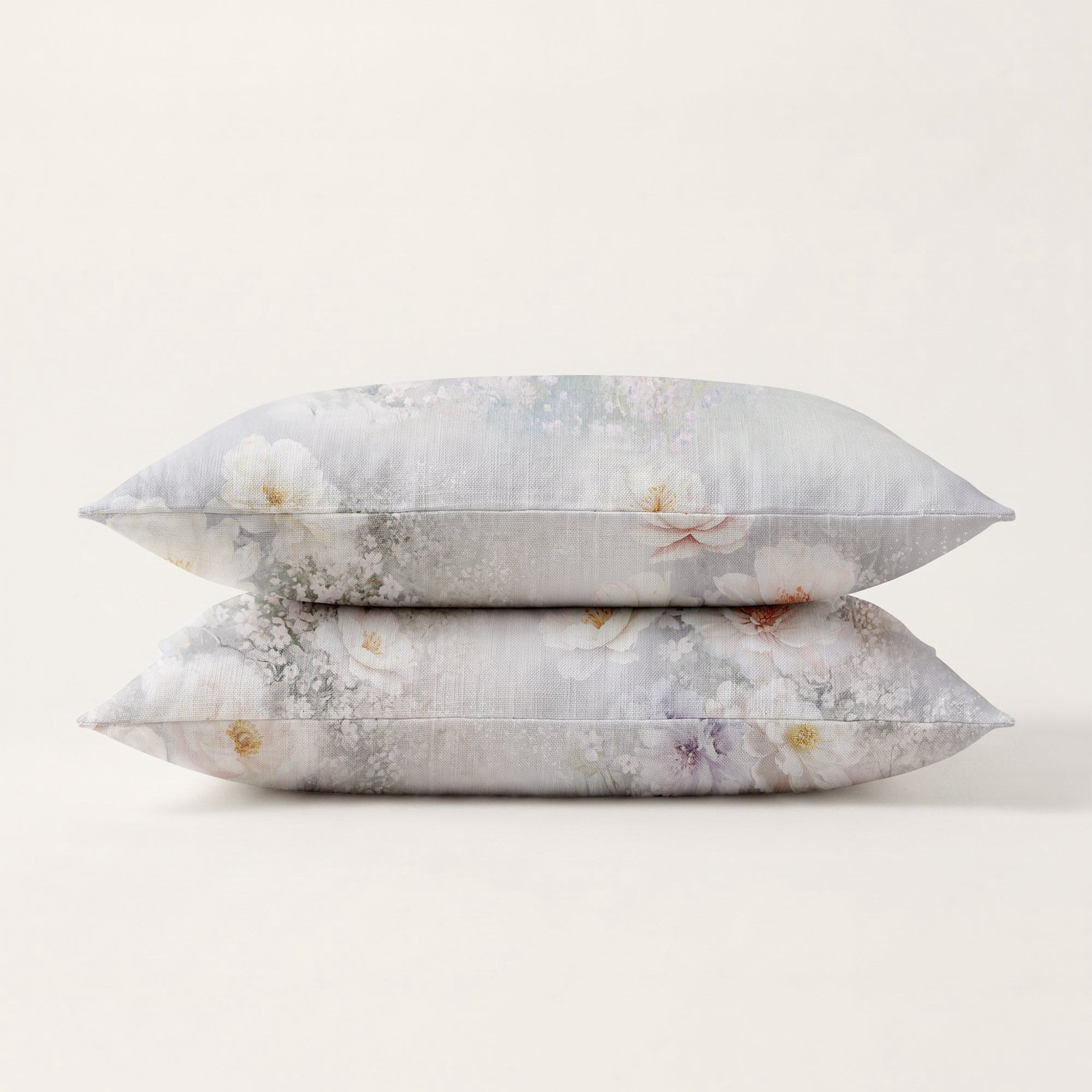 HappyBed Kussenslopen Flowers 60x70 cm - Kussensloop set 2 stuks - 100% - Ultieme slaapcomfort