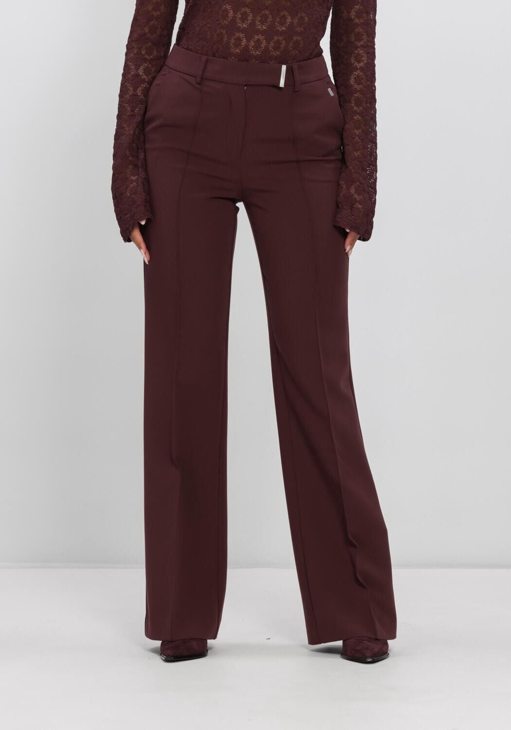AAIKO Chantalle Rpes 345 Broeken Dames - Bordeaux - Maat M