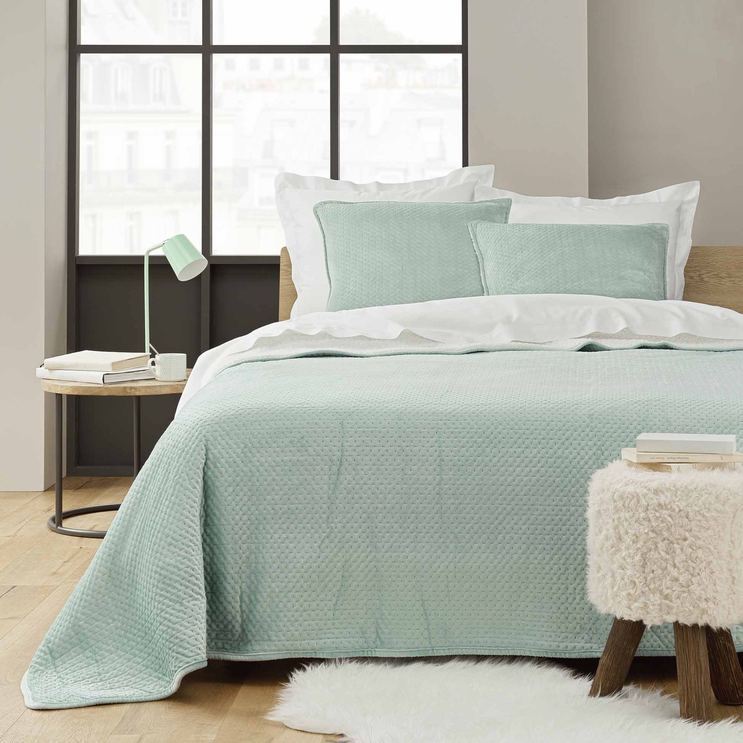 Douceur d'intérieur - Sprei met kussenslopen MYLENE, 220 x 240 cm