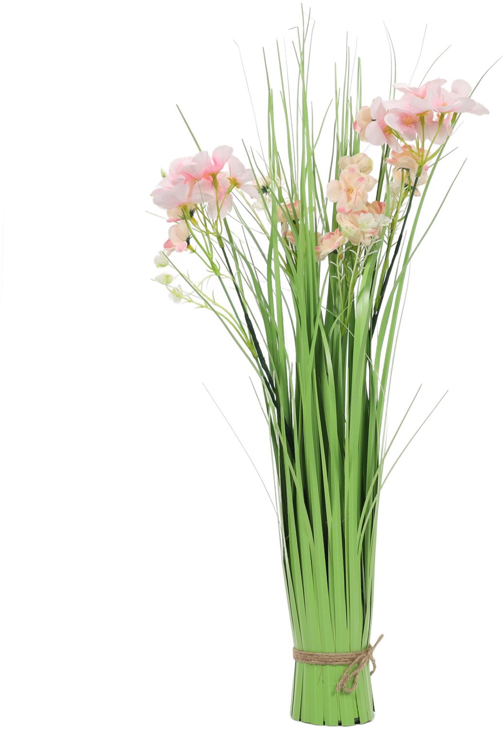 Home & Styling Collection Home Styling Collection - Kunstplant met gras, 60 cm - roze