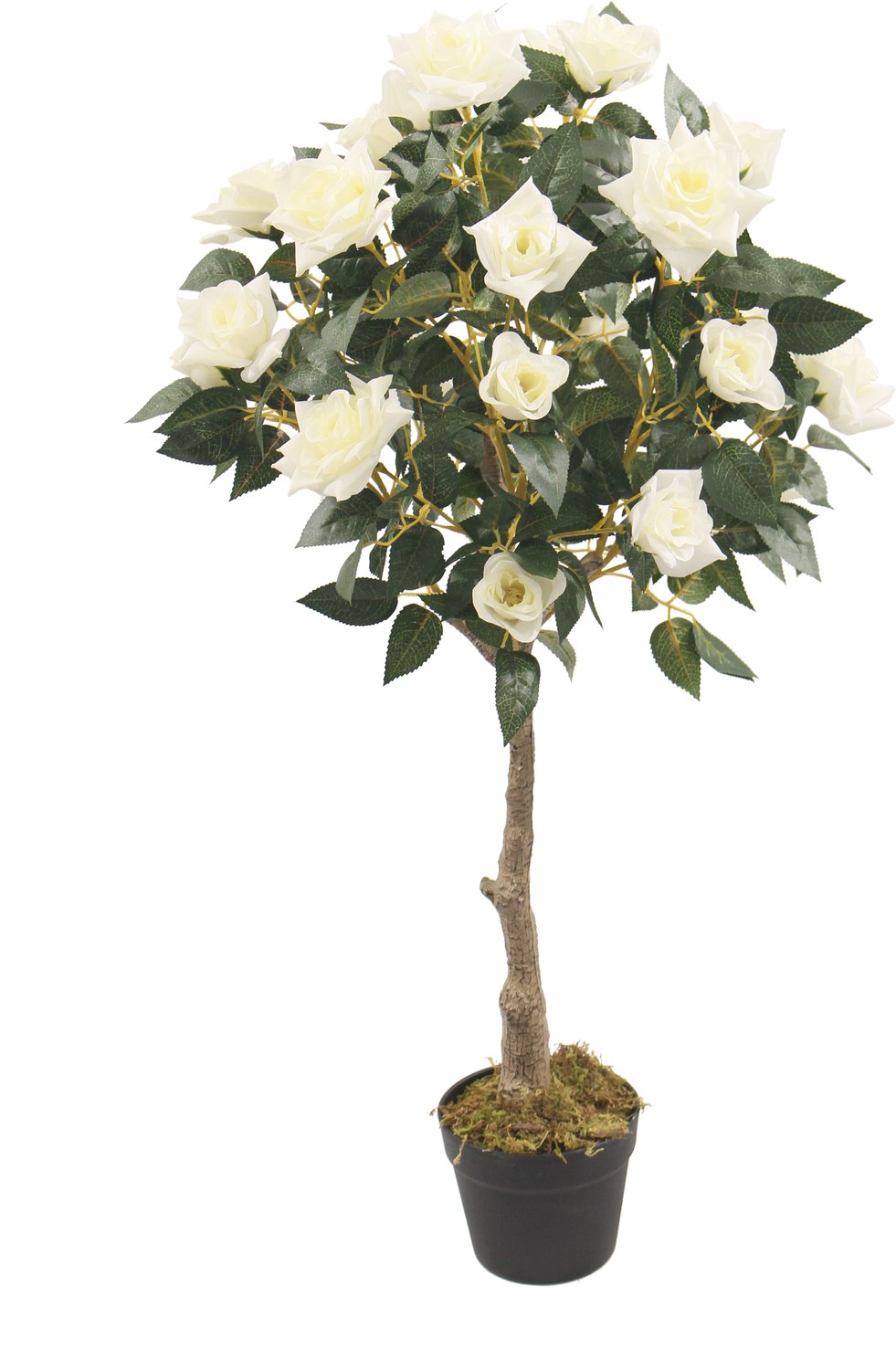 Kunstboom Rosa roos 100cm