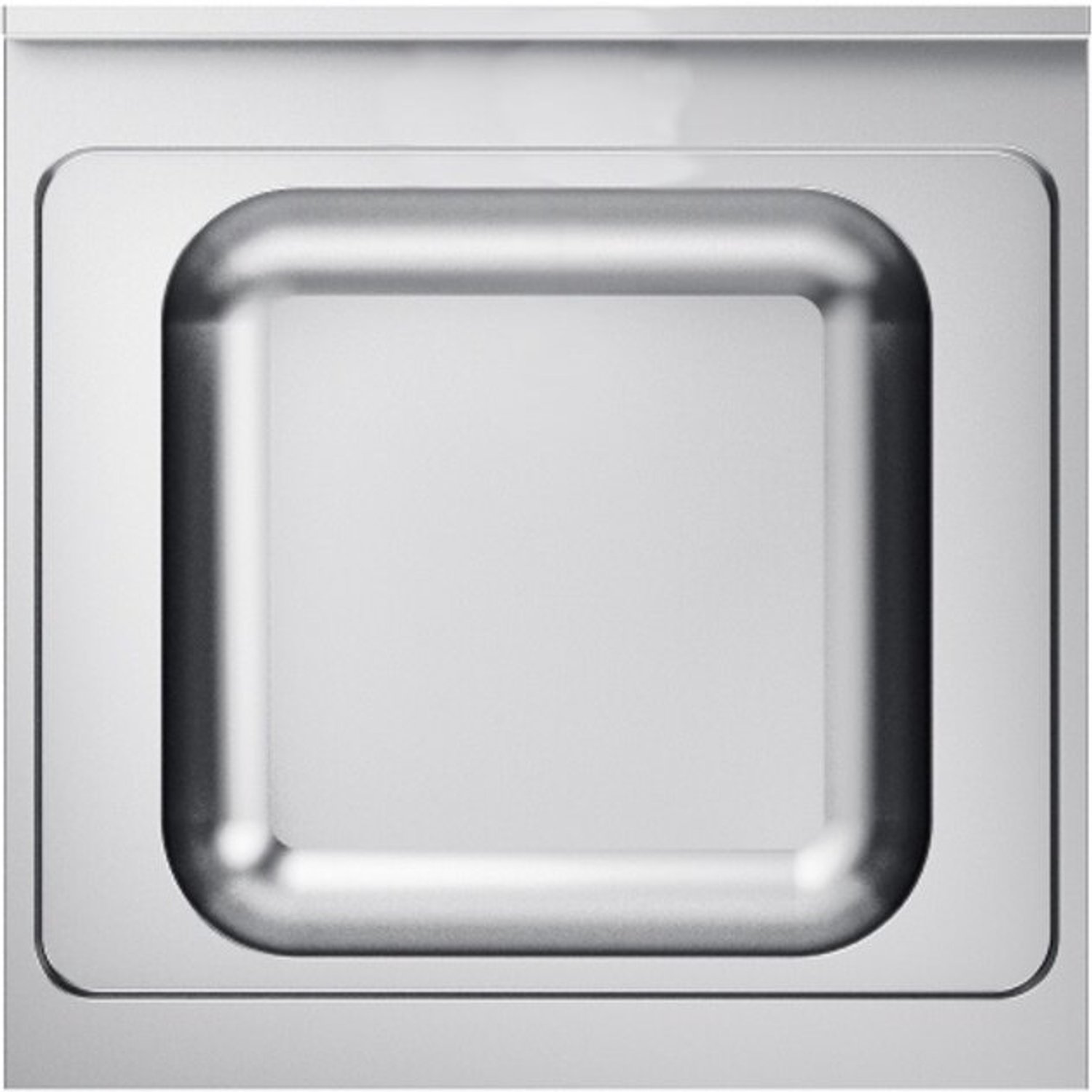 Spoeltafelblad - 1 Midden - 70 x 70cm - Combisteel - 7013.1100 - Horeca & Professioneel - Horeca & Professioneel