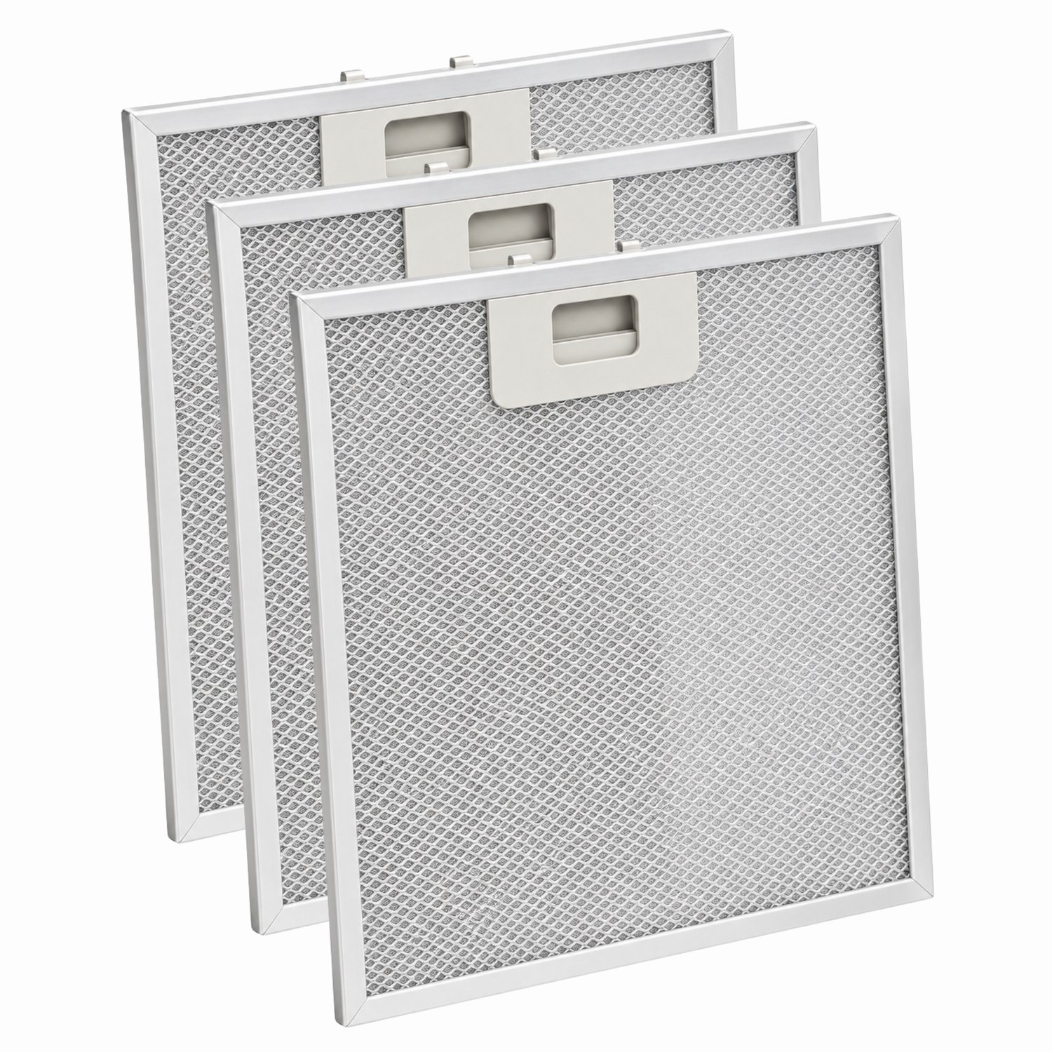 3x Indesit Metaalfilter 480122102168 306x267x7mm