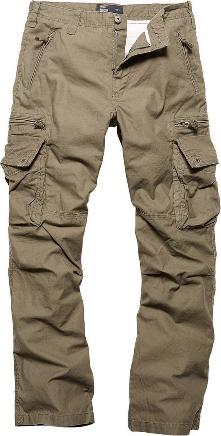 Vintage Industries Rico -broek in olijfgroen