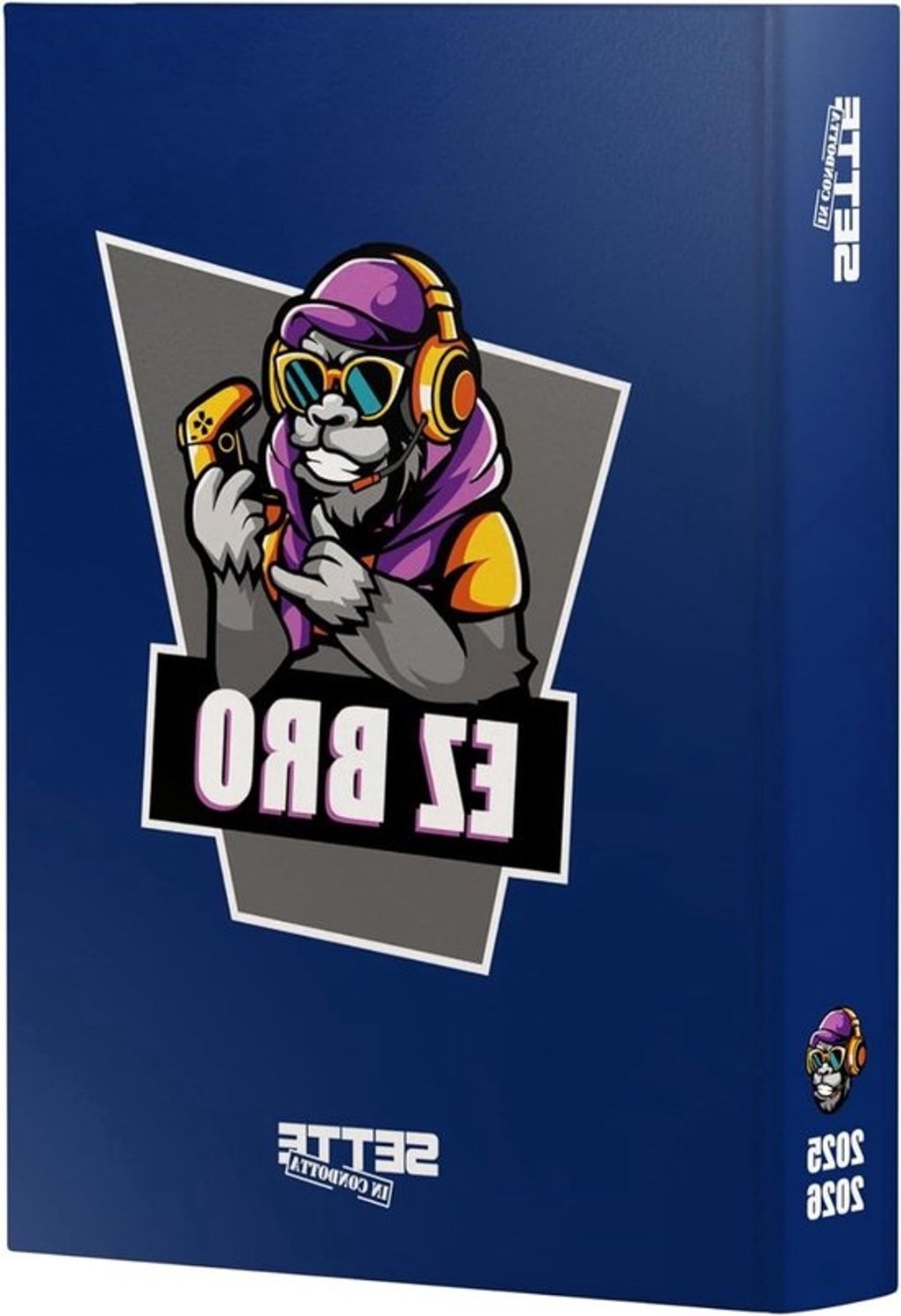 Dagboek 2025/2026 - Planner voor scholieren - Schoolwerk organiseren - Stevige vaste omslag - 13 x 177 cm - Blauw