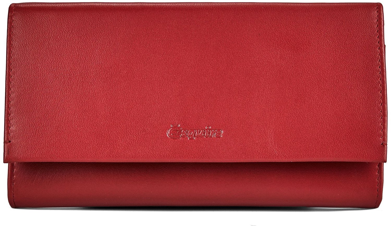 Esquire Silk Portemonnee RFID-bescherming Leder 16.5 cm - Dames - Horizontaal - rot.