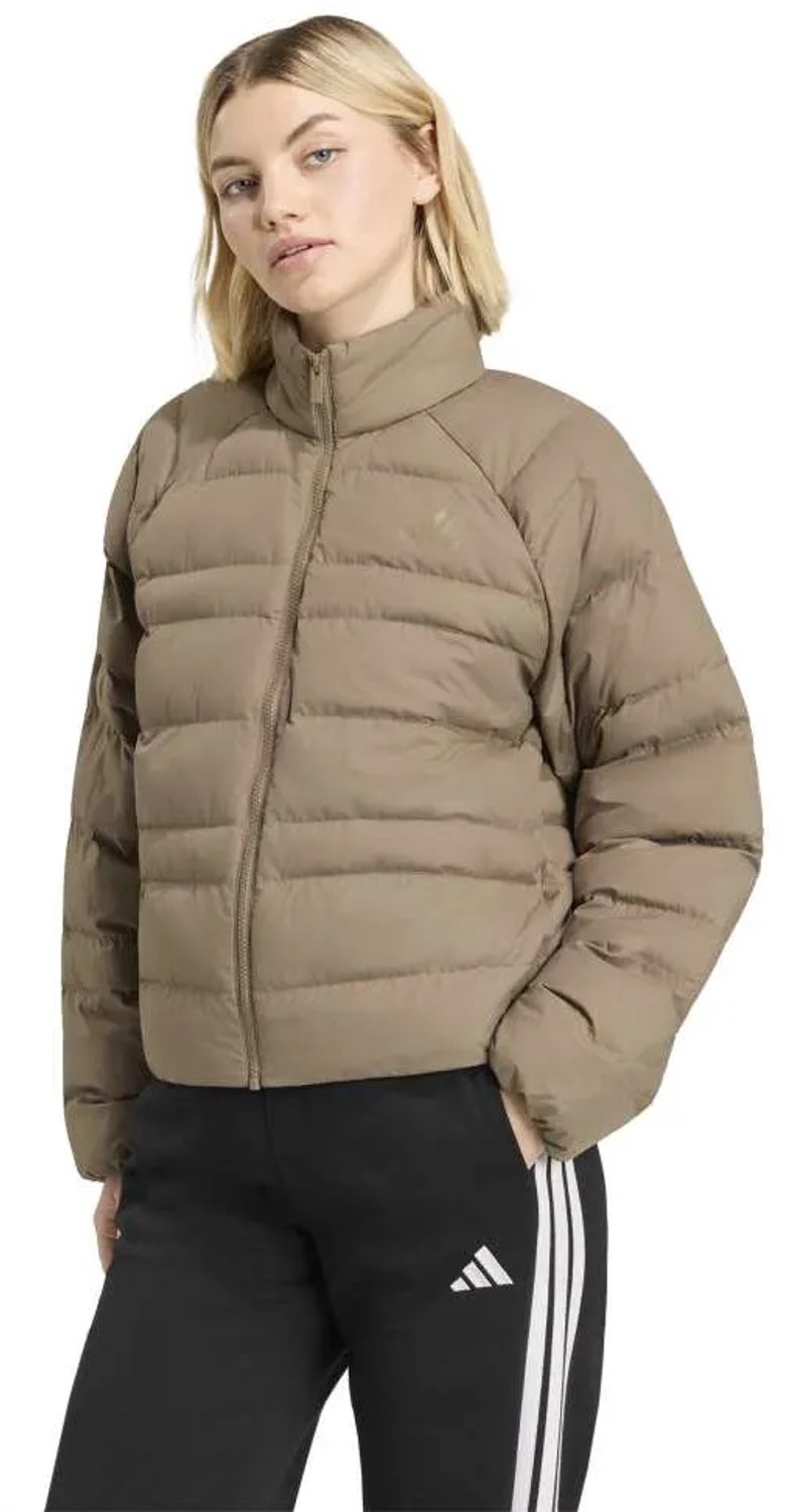 Adidas Essentials Packable Insulated Jas Vrouw Khaki