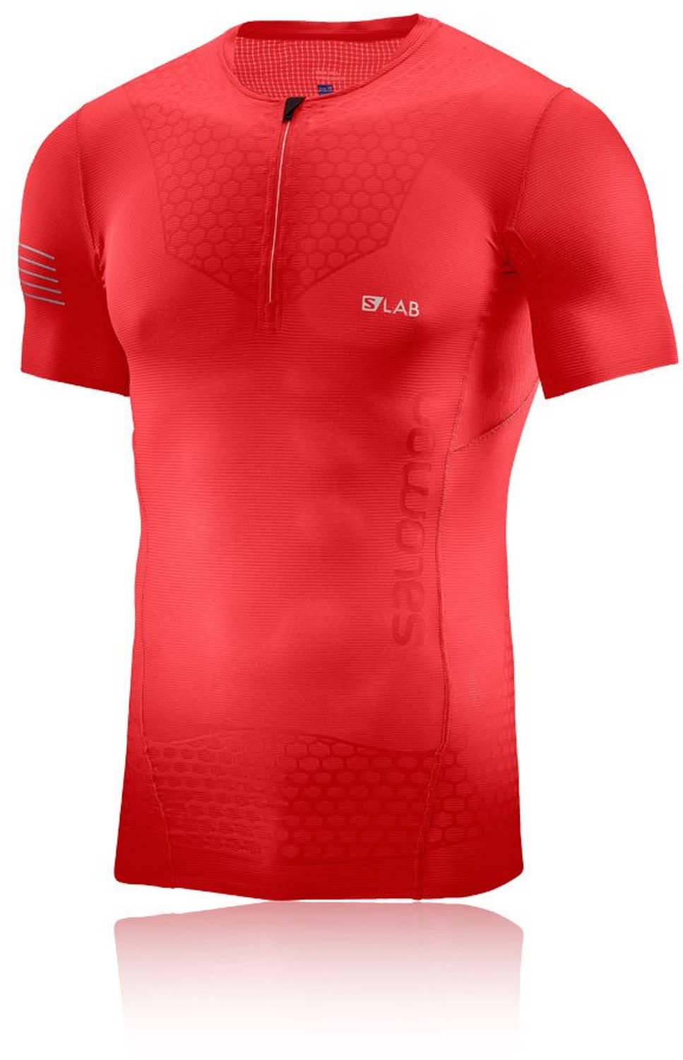 Salomon S/Lab Exo HZ SS Tee Hardloopshirt Racing Rood