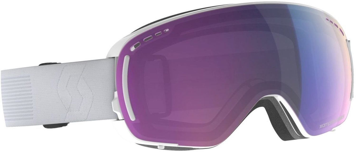 Scott LCG Compact Skibril + Extra S1 Lens - Wit/Paars