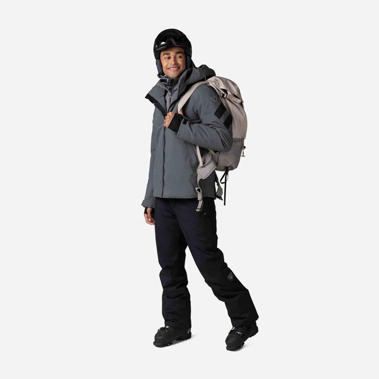 Rossignol Controle Ski Jas Heren Grijs