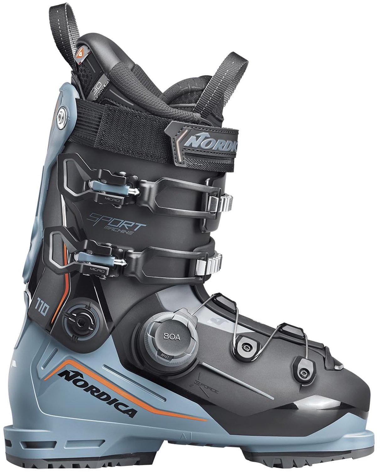 Nordica Sportmachine 3 Skischoen 110 BOA 30.5 Zwart