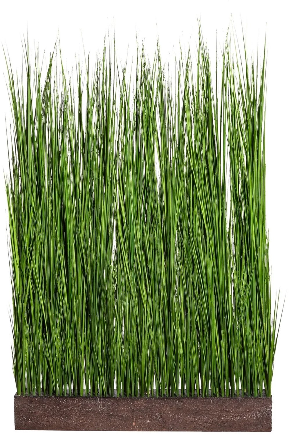 KOPU® Kunstgras roomdivider 150 x 92 cm - Groen siergras in bak