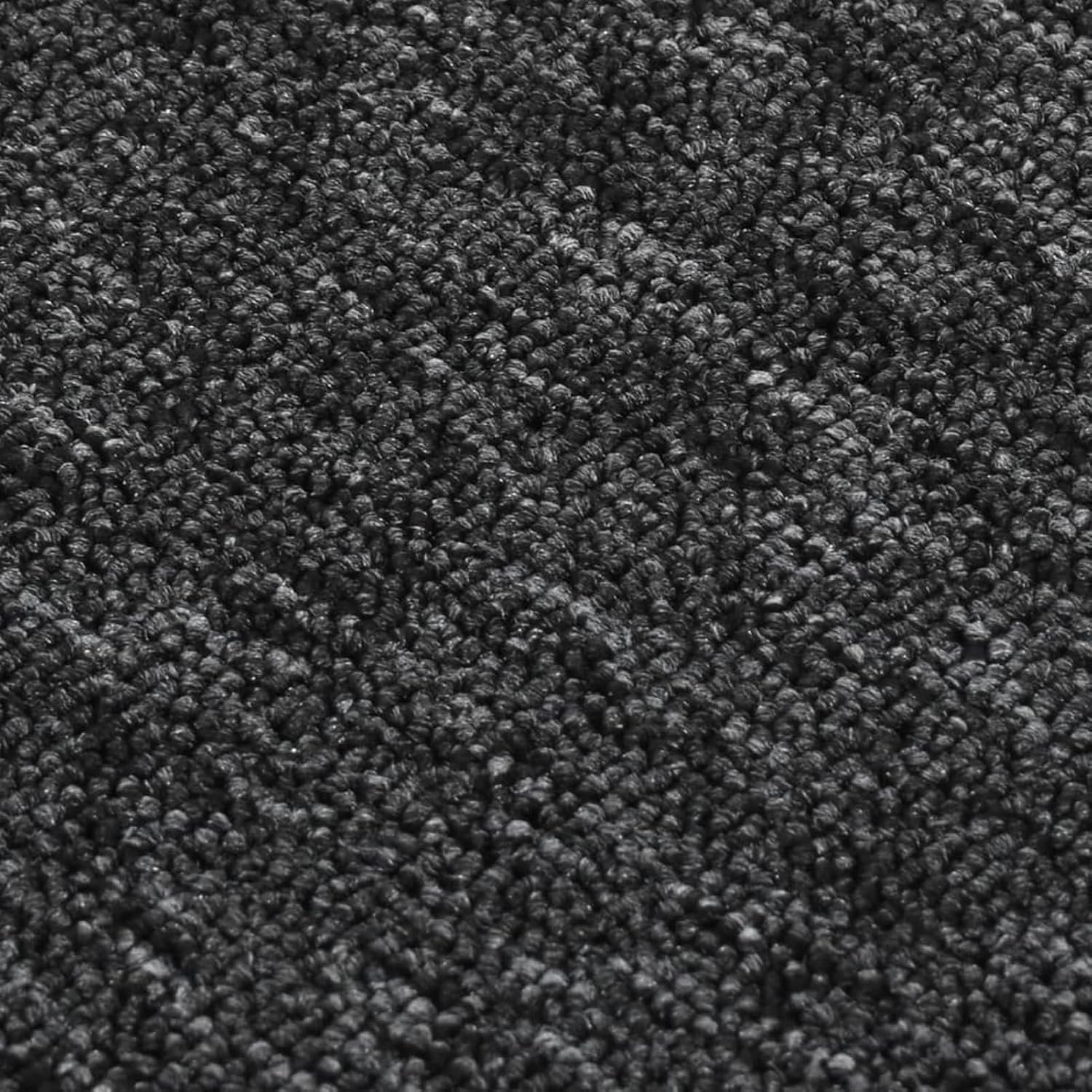 Antislip trapmatten 75 x 20 cm - antraciet - 15 stuks - veiligheid voor trappen - m-winkel