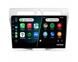 Navibop Autoradio geschikt voor Kia Picanto 2007 t/m 2010 - Draadloos Apple CarPlay & Android Auto - 9 inch touchscreen - Android 15 - 4GB/64GB - Navigatie - Bluetooth - DAB+ ready - 2 din - 2007 2008 2009 2010