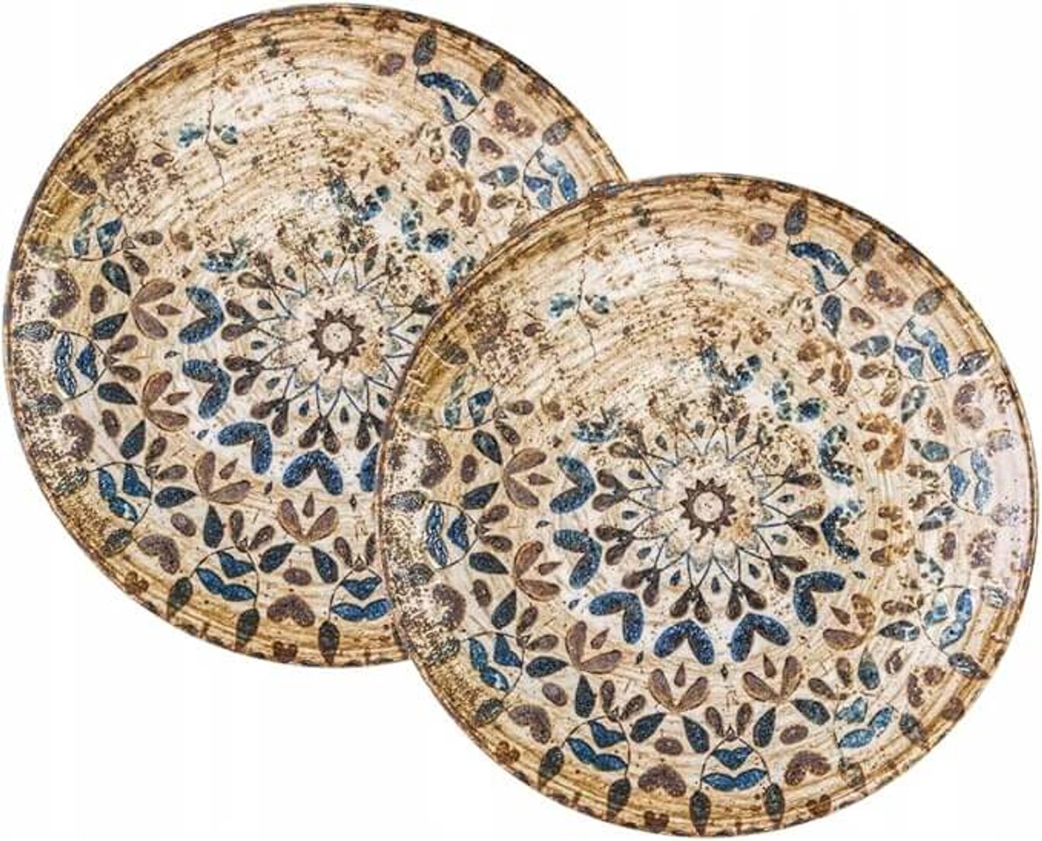 Wilmax Bord 25 cm Meerkleurig Porselein 2-pack WL-671905/A2