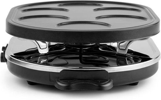 SNJY® Gourmetstel - Gourmetplaat - Gourmet Elektrisch - 8 Personen - 1200 W - Zwart — afbeelding 3