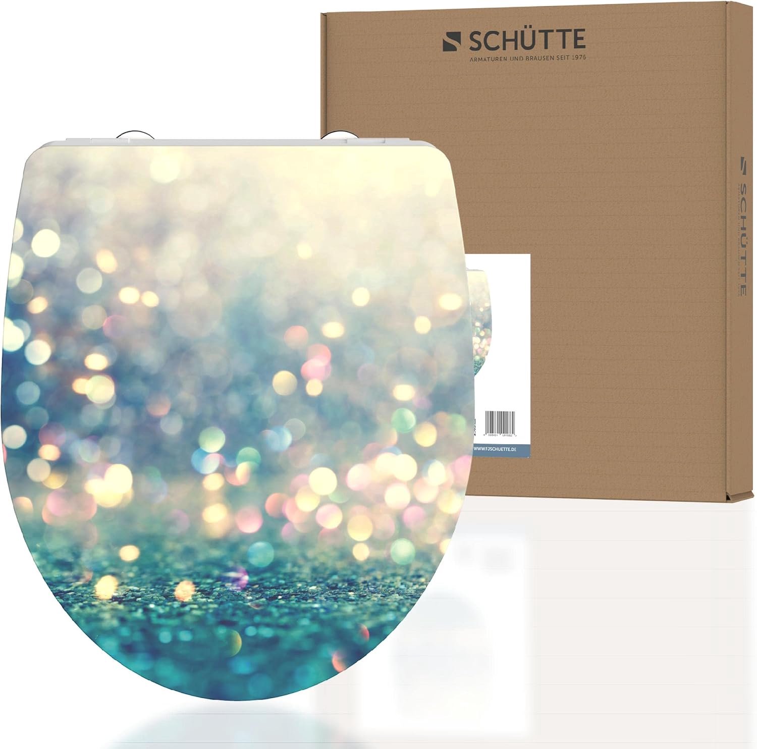 Schütte Magic Light Duroplast Toiletzitting met Soft-Close & Snelontgrendeling