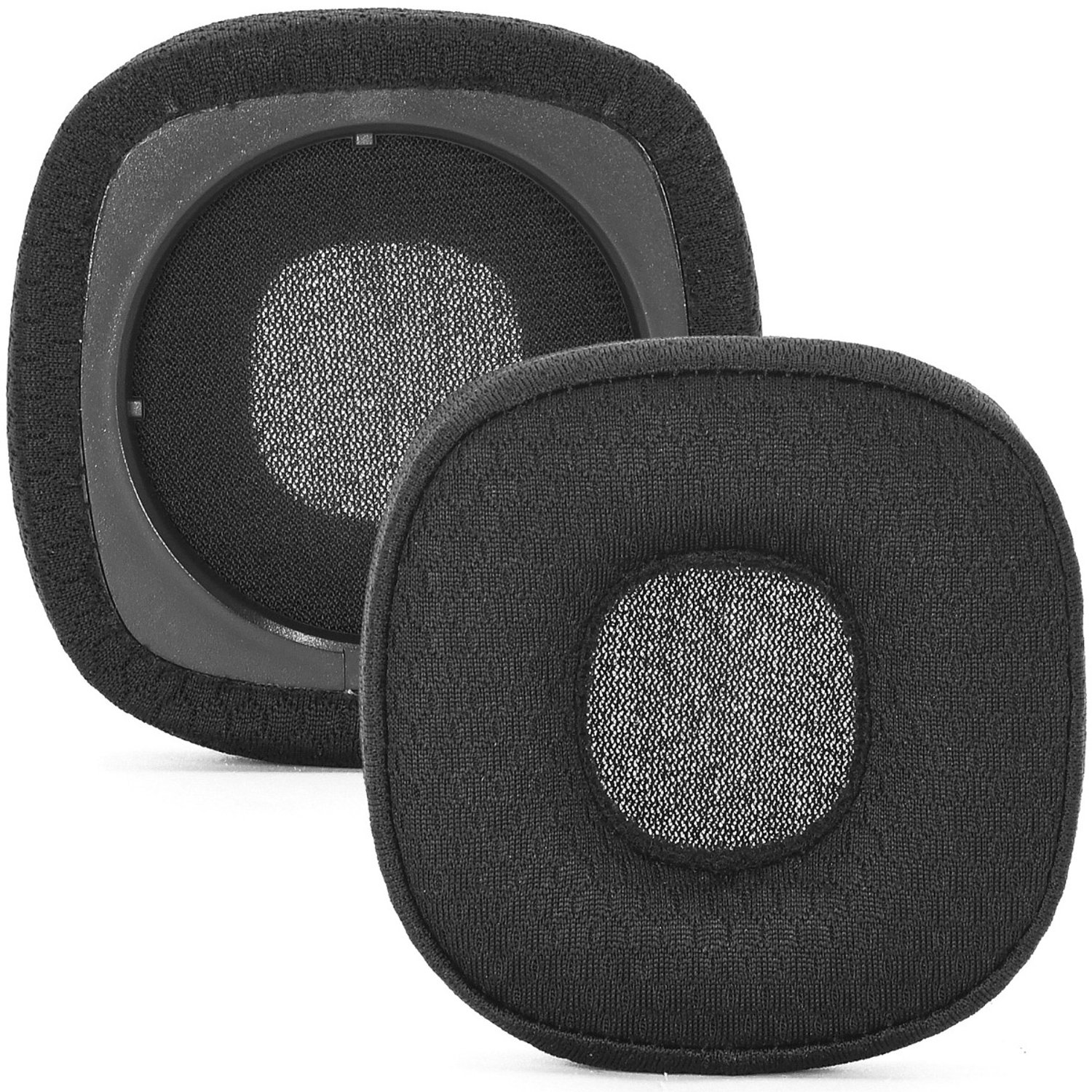 2 Stuks Zwarte Mesh Vervangende Oorkussens Compatibel met Marshall Major IV Hoofdtelefoons