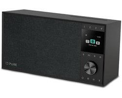 Pure Evoke Home II - Jouw prachtig vormgegeven alles-in-één muzieksysteem met cd-speler, Zwart