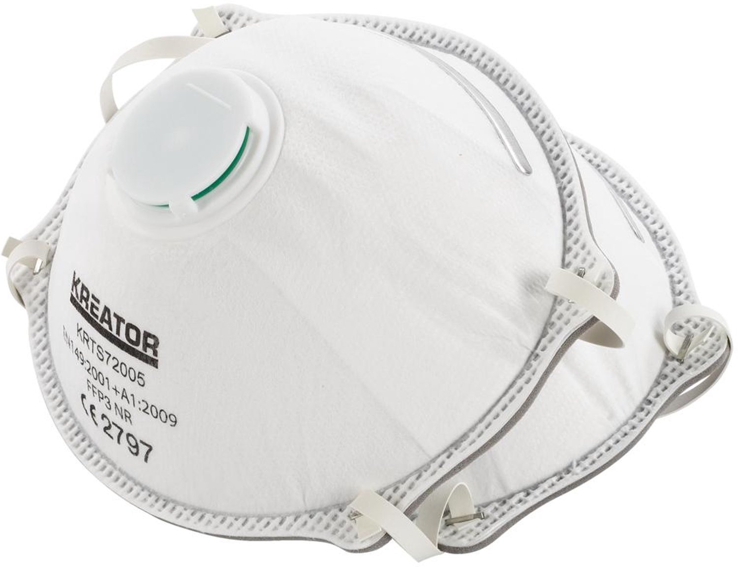 Kreator - Safety - KRTS72005 - Stofmasker - FFP3 met ventiel - 2 st.