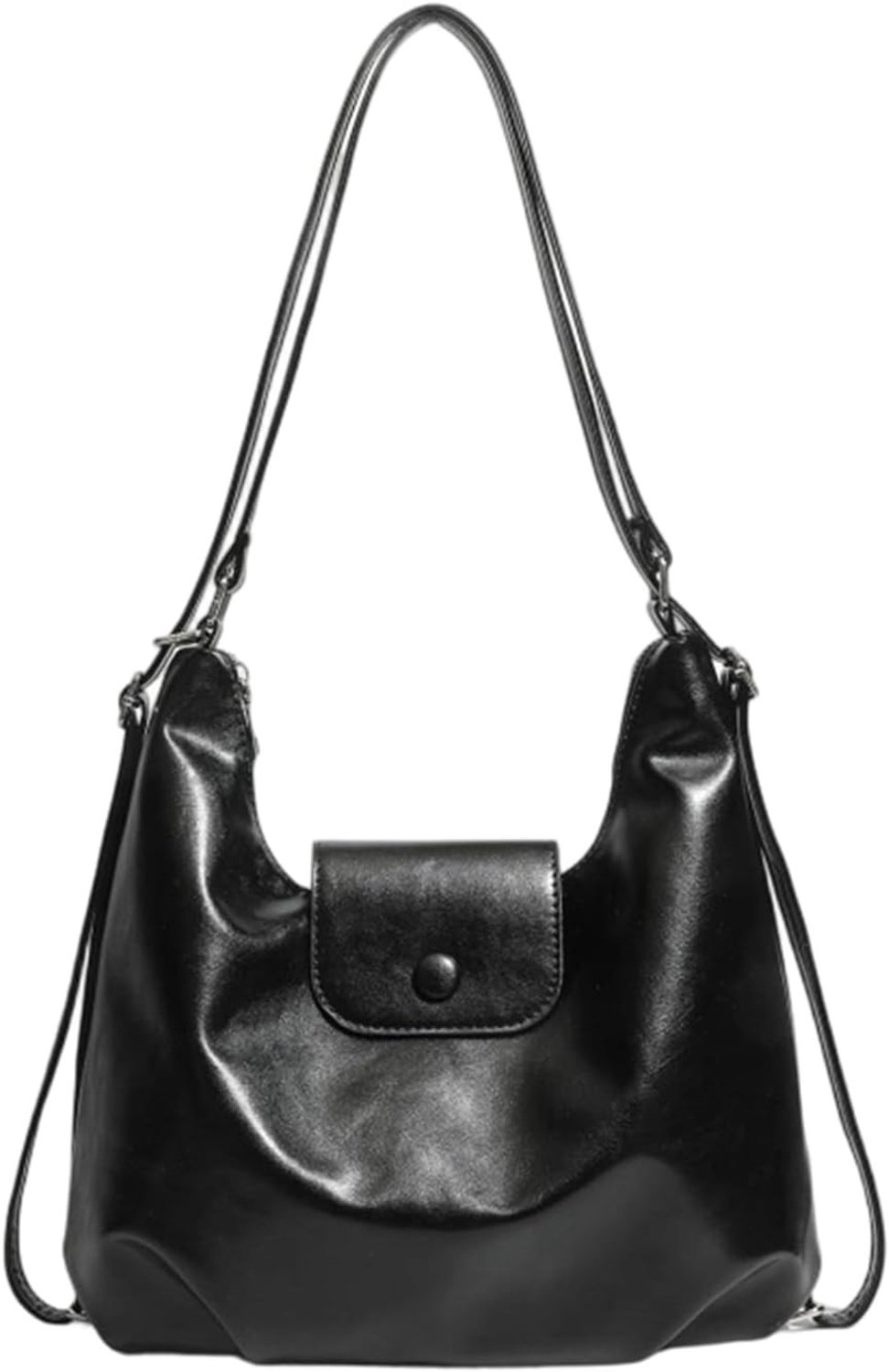 Elegante 2-in-1 Dames Rugzak en Handtas, Ruime Schoudertas voor Dagelijks Gebruik