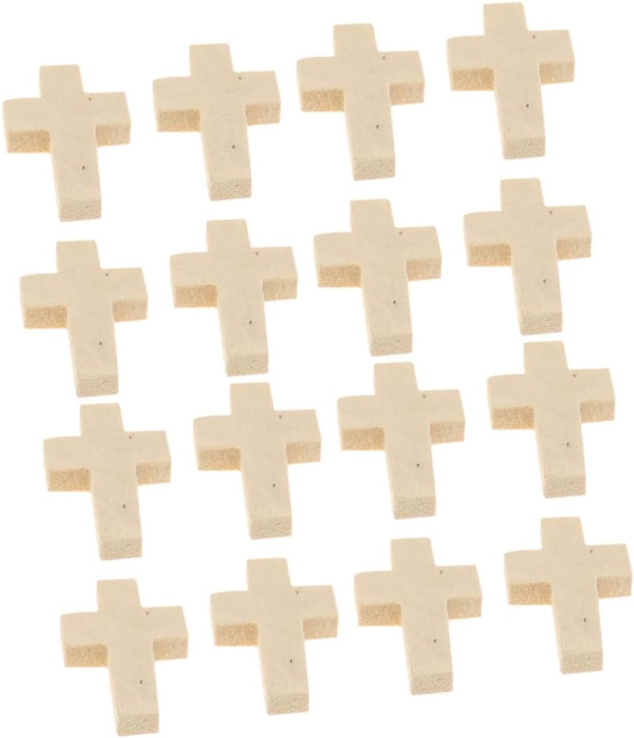 100 Stuks Onafgewerkt Houten Kruis Houten Kruis Charme Kruiskralen Christelijke Charme Gekruiste Afstandskralen Antieke Kruisen Charmes Bamboe Vintage