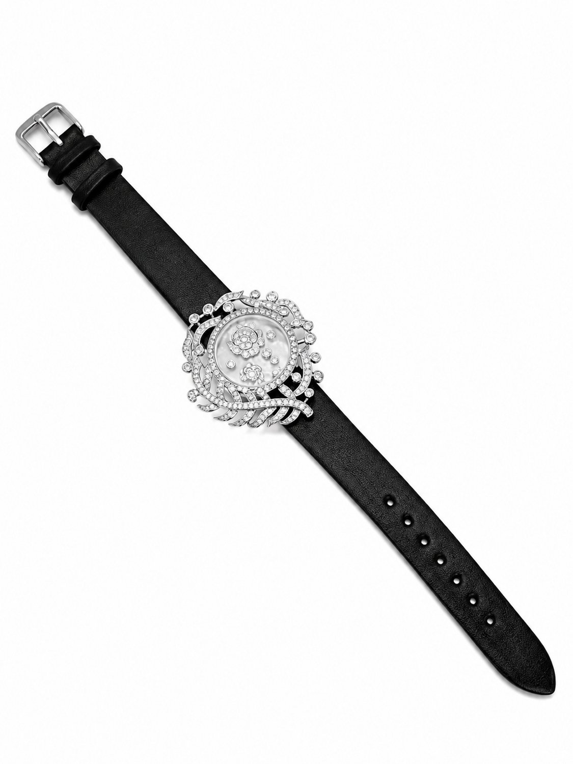 Camellia 2-in-1 Armband – Parelmoer – Afneembare Hanger – Luxe Cadeau
