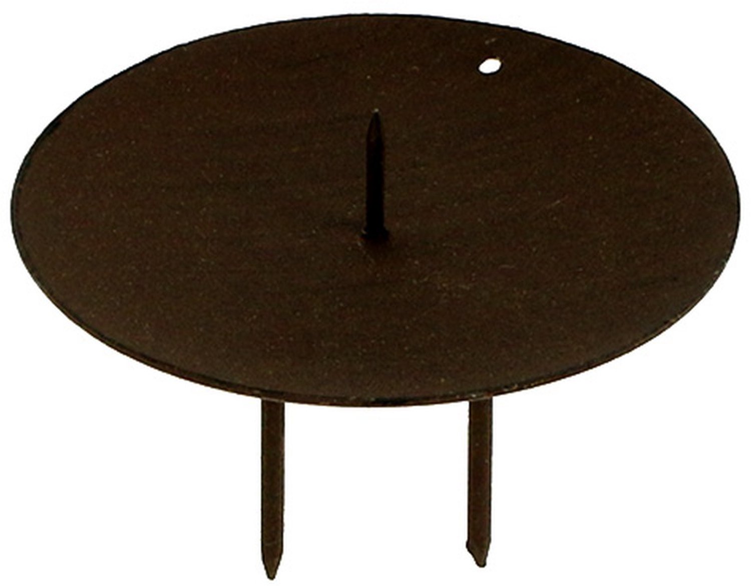 Kaarsenhouder in bruin Ø9cm 4 stuks
