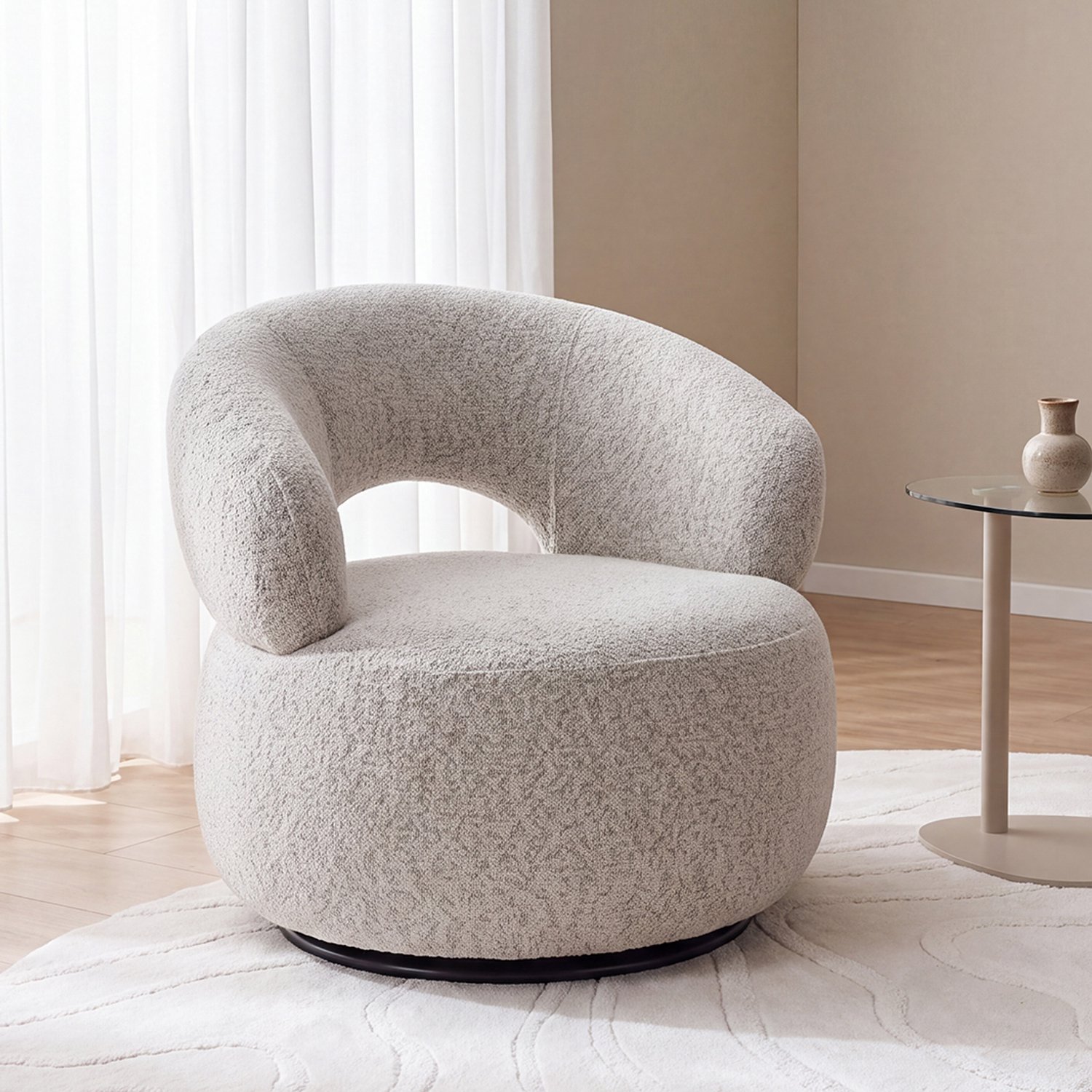 LABEL51 Nusenna Fauteuil - Wit - Superb - One Size