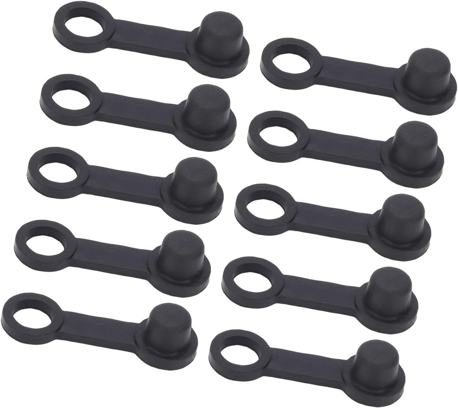 Aqxreight Remontluchter Stofkap, Remontluchter Dop Ontluchter Schroefdop 50PCS Rubberen Flexibele Doppen Tijdelijke Aanduiding met Eenvoudige Installatie voor Auto's, Motorfietsen, Fietsen