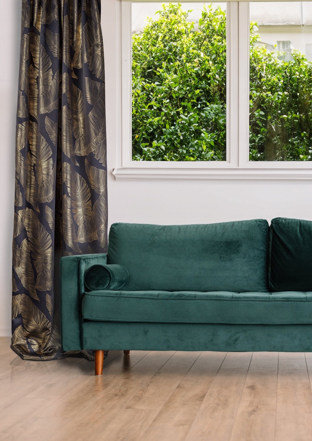 Chic Home Gordijn 135x300cm - Elegant Grijs/Goud