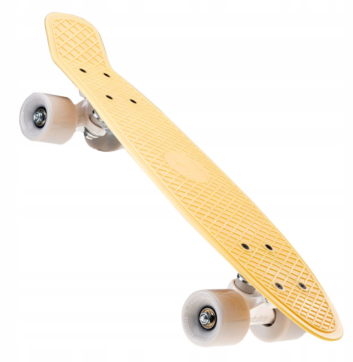 Coolslide YOLOS II Fintess Skateboard Compact & Fun Geel